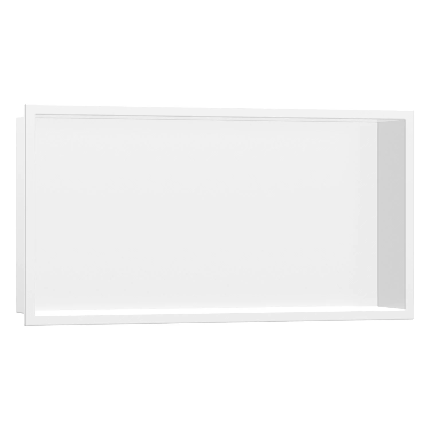 hansgrohe XtraStoris Original Wandnischen-Einbaubox mit Rahmen 60 x 10 x 30 cm