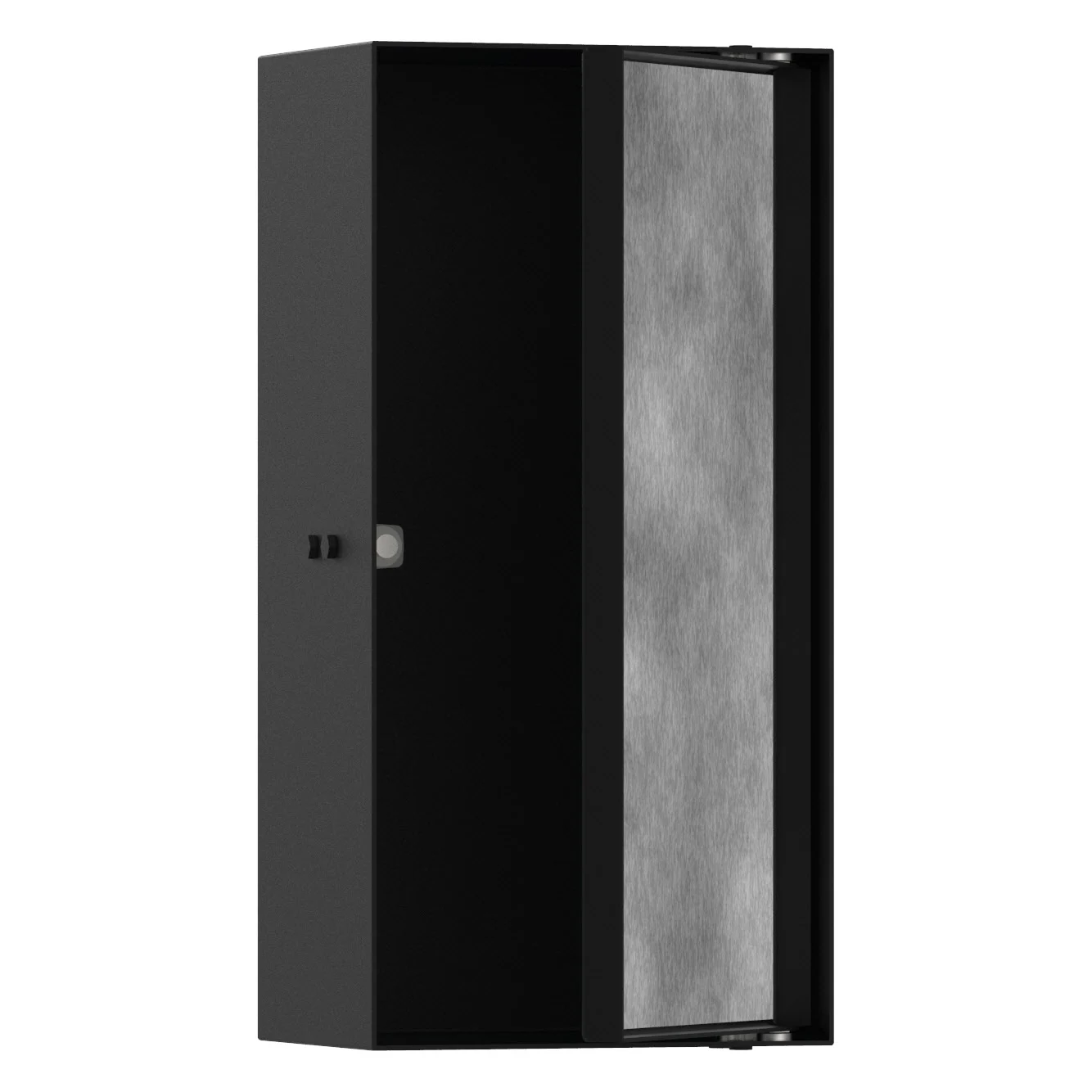 hansgrohe XtraStoris Rock Wandnischen-Einbaubox mit befliesbarer Tür 15 x 10 x 30 cm