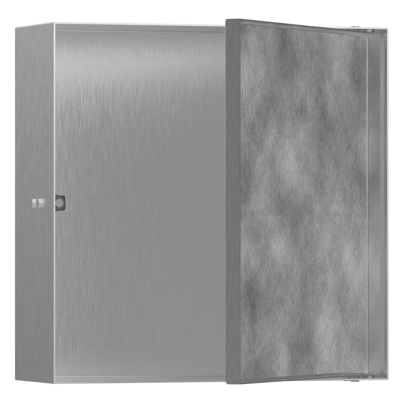 hansgrohe XtraStoris Rock Wandnischen-Einbaubox mit befliesbarer Tür 30 x 10 x 30 cm
