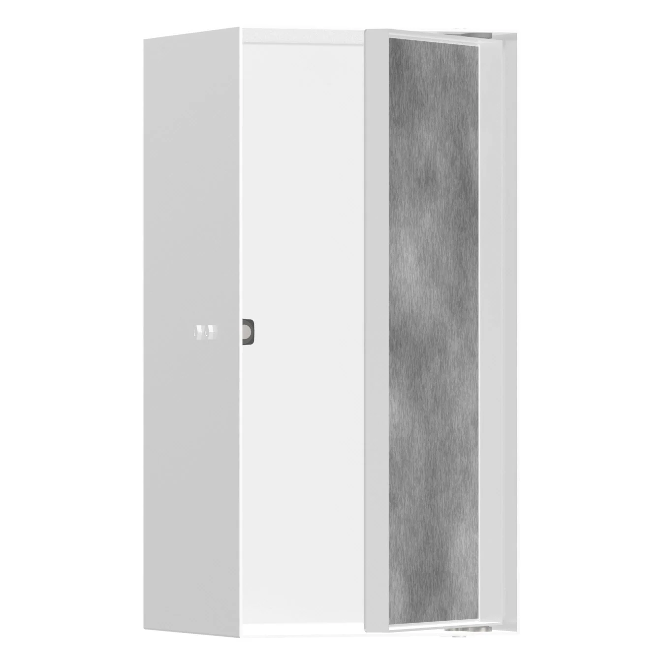 hansgrohe XtraStoris Rock Wandnischen-Einbaubox mit befliesbarer Tür 15 x 14 x 30 cm