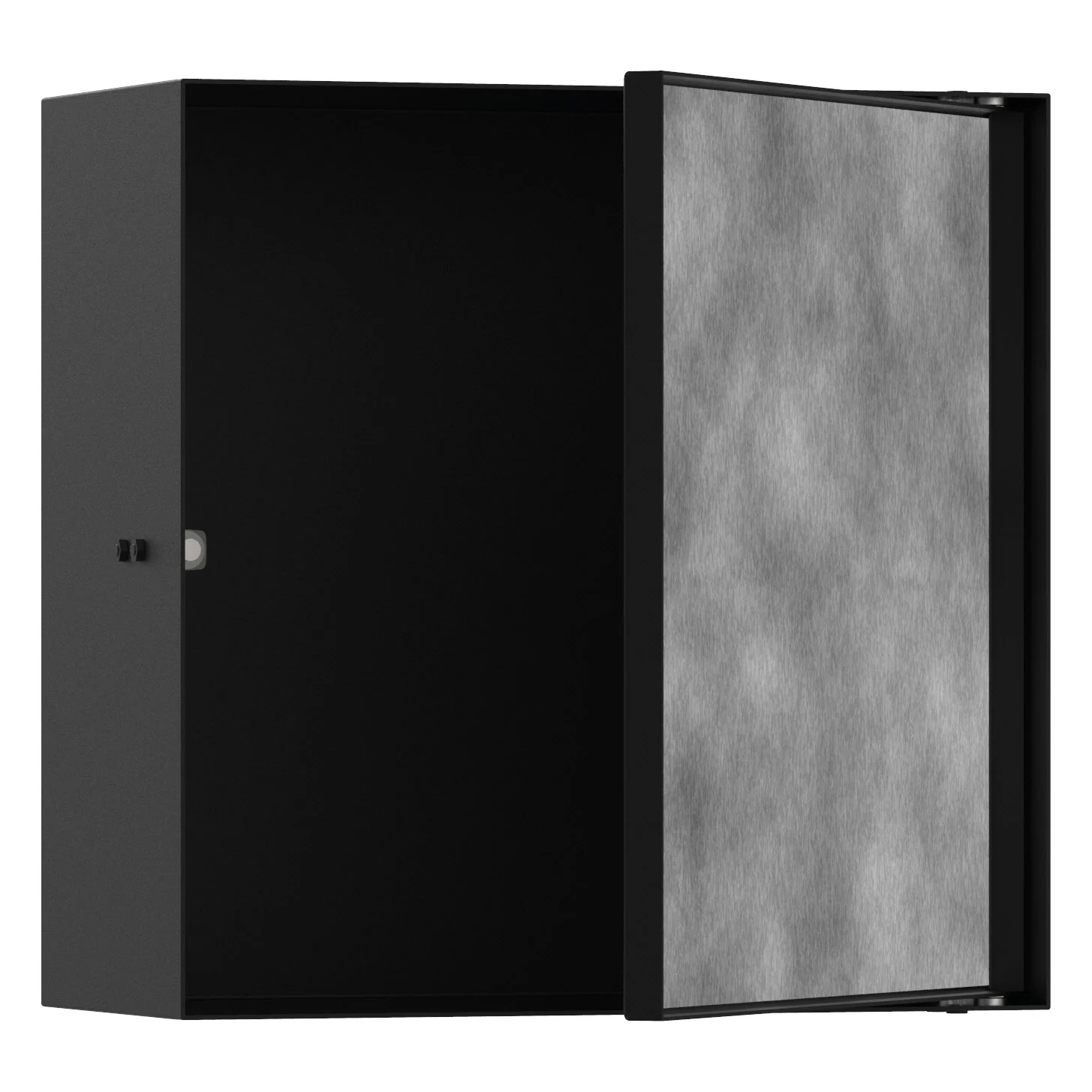 hansgrohe XtraStoris Rock Wandnischen-Einbaubox mit befliesbarer Tür 30 x 14 x 30 cm
