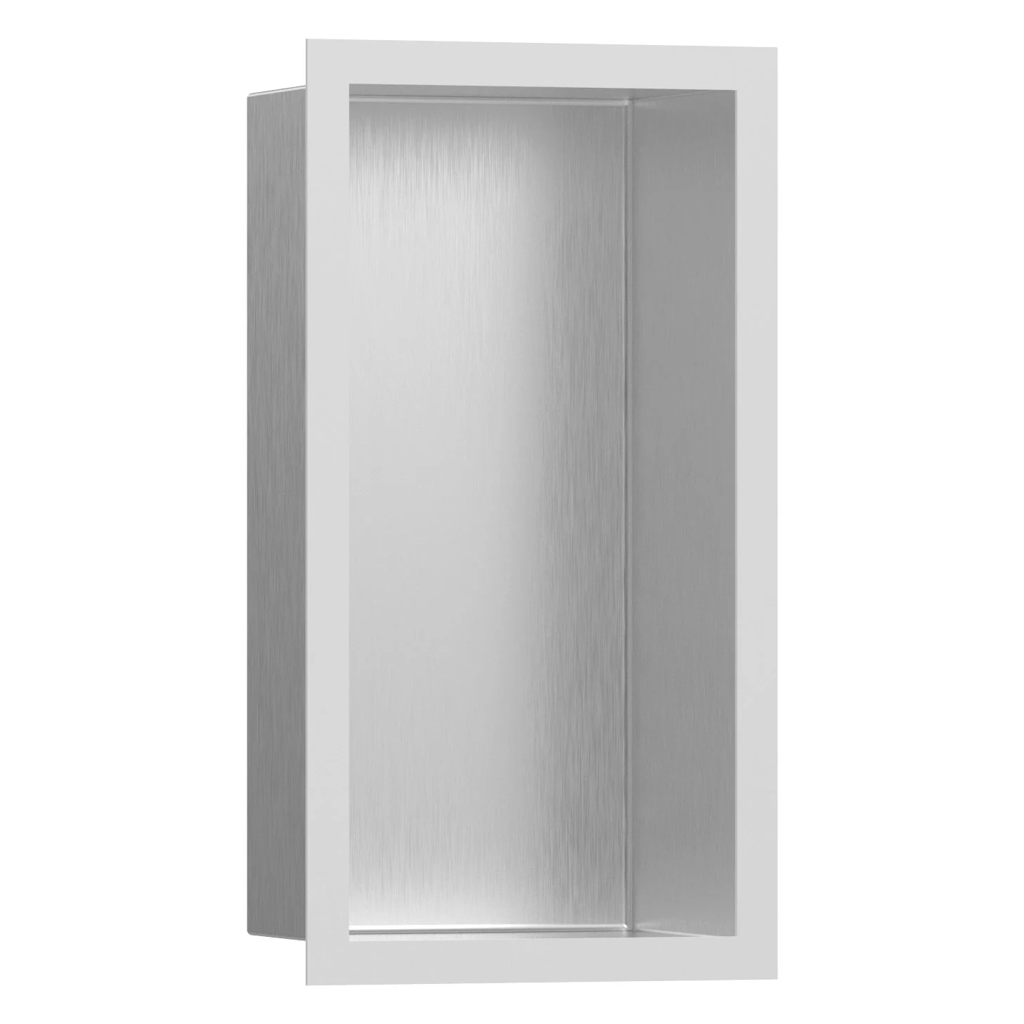 hansgrohe XtraStoris Individual Wandnischen-Einbaubox mit Designrahmen 15 x 10 x 30 cm