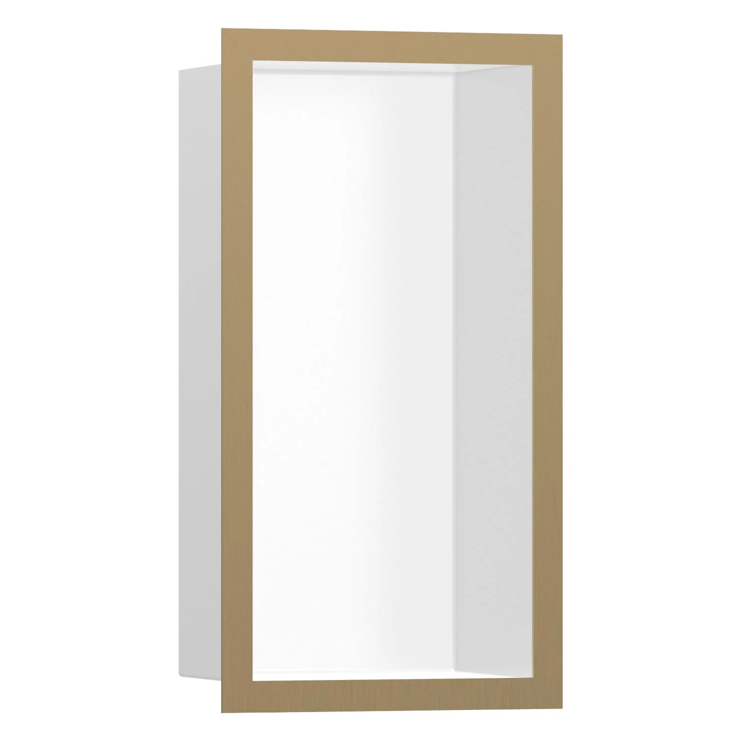 hansgrohe XtraStoris Individual Wandnischen-Einbaubox mit Designrahmen 15 x 10 x 30 cm