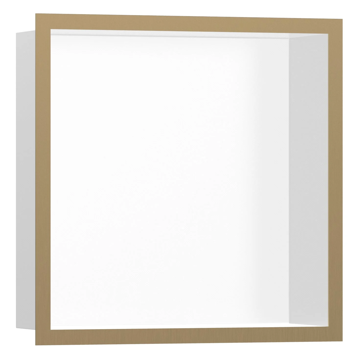 hansgrohe XtraStoris Individual Wandnischen-Einbaubox mit Designrahmen 30 x 10 x 30 cm