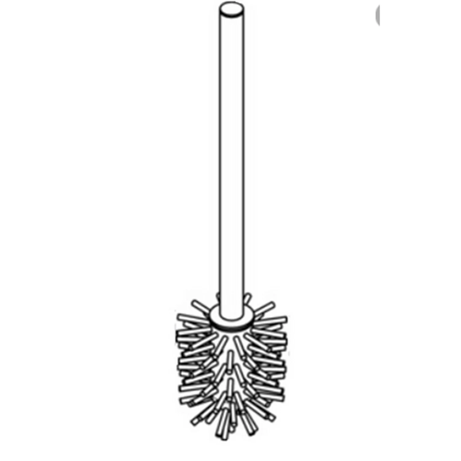 Rysunek techniczny uchwytu szczotki, hansgrohe