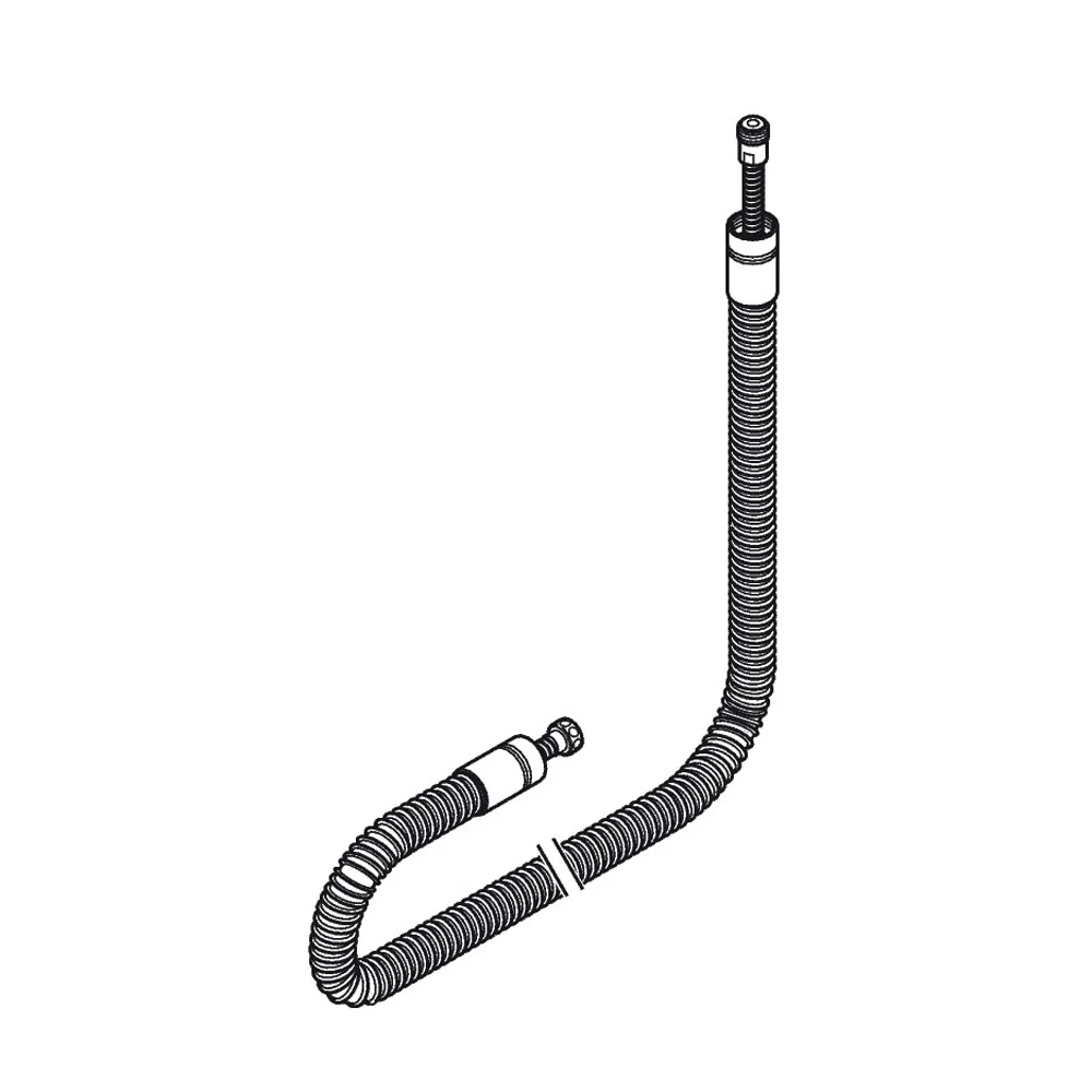 Rysunek techniczny elastycznego węża, hansgrohe