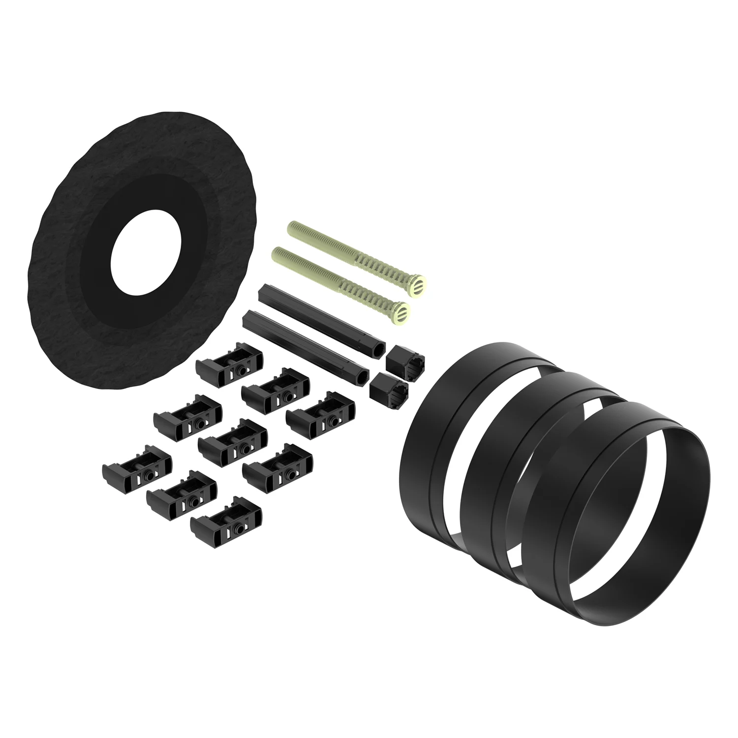 hansgrohe Verlängerung Fertigsets 2,5 - 7,5 cm