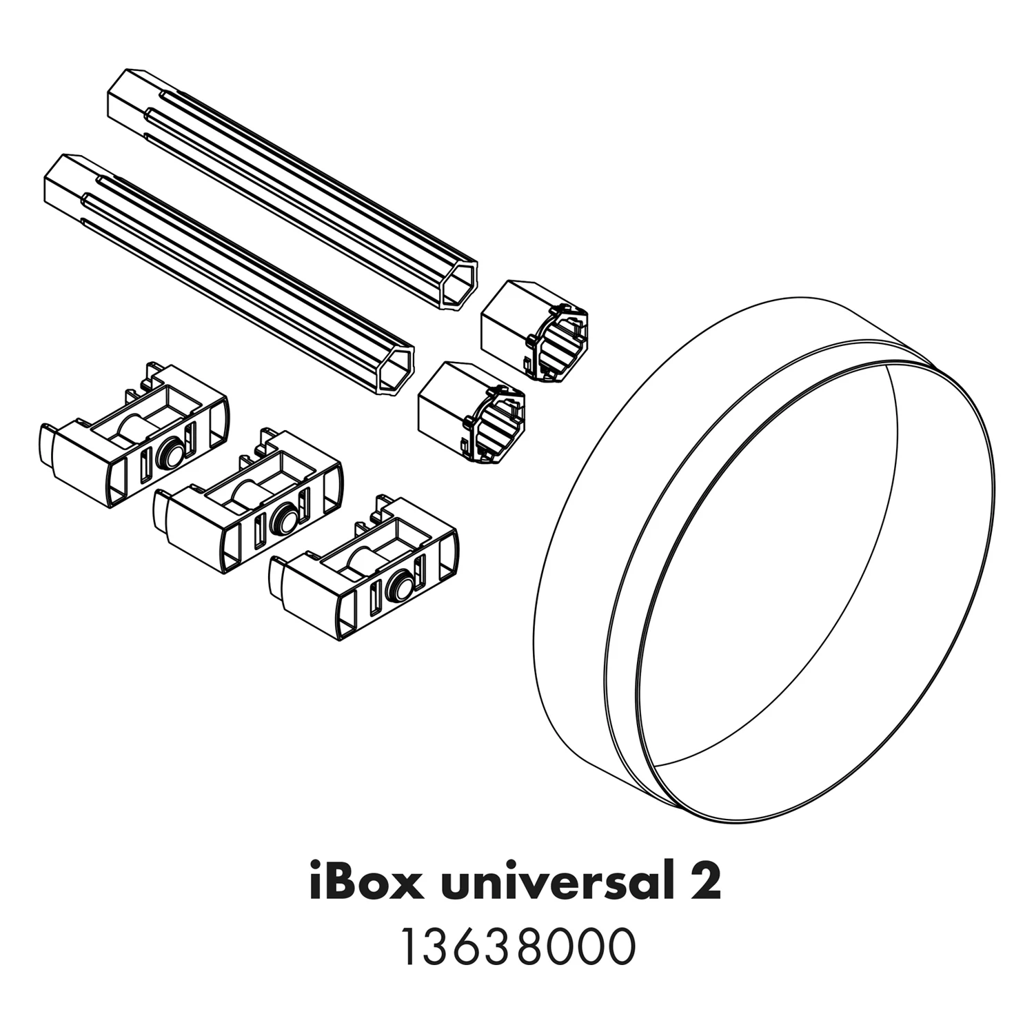hansgrohe Verlängerung Fertigsets 25 mm Bild 2
