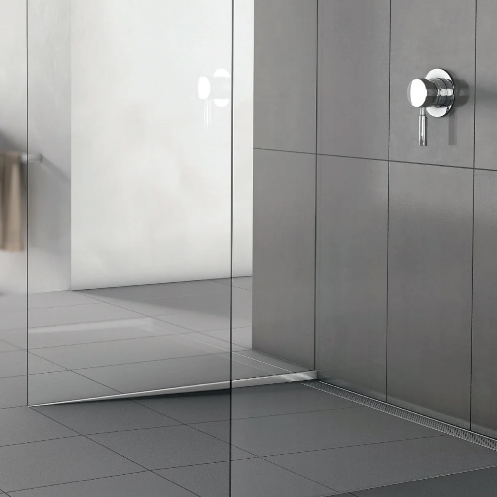 ACO Showerstep Gefällkeil 149 x 1 cm links, elektropoliert Bild 2