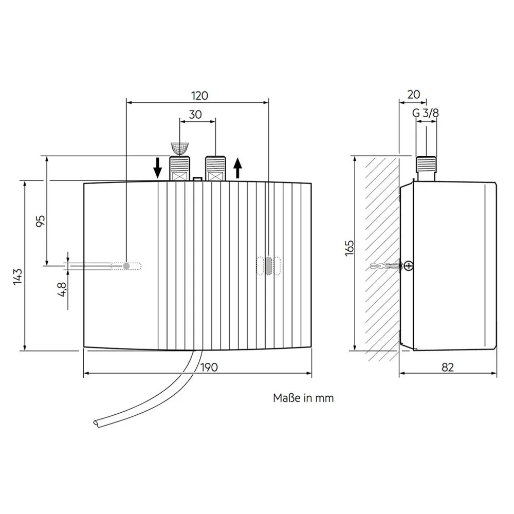 AEG Klein-Durchlauferhitzer MTE 570 Bild 3
