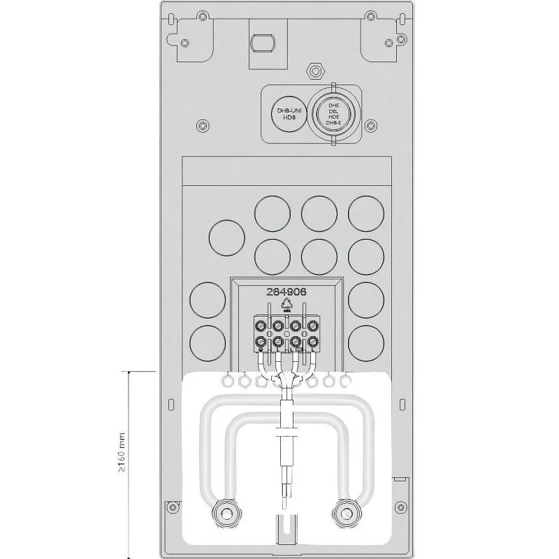 AEG Rohrbausatz Gas-Wasserheizer MR 112