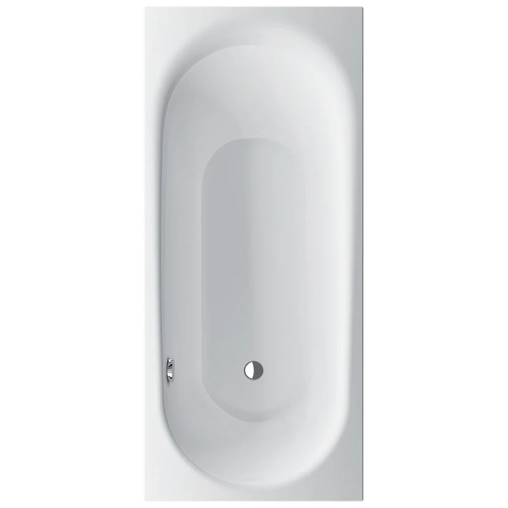 Bette Comodo Rechteck-Badewanne 170 x 75 cm, Überlauf vorne