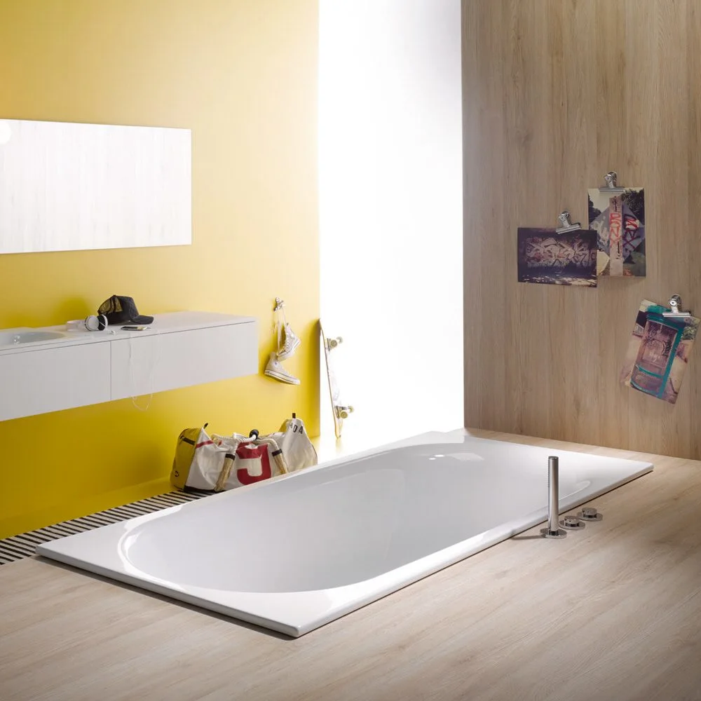Bette Comodo Rechteck-Badewanne 170 x 75 cm, Überlauf vorne Bild 3