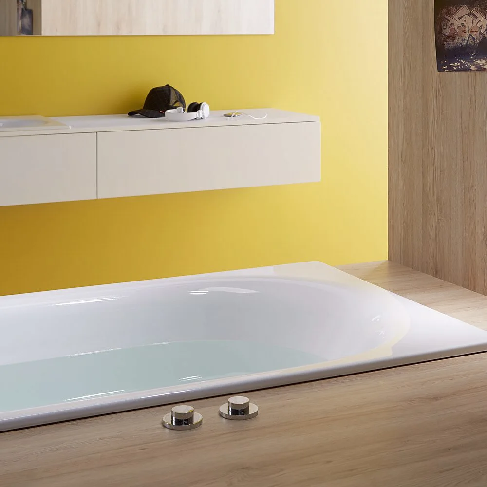 Bette Comodo Rechteck-Badewanne 170 x 75 cm, Überlauf vorne Bild 2