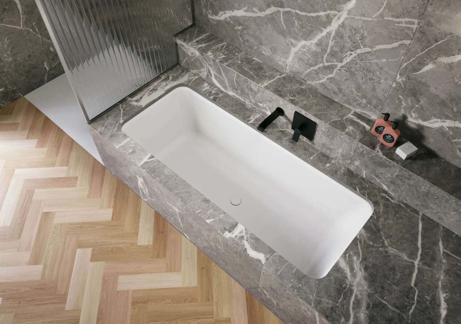 Bette One Badewanne 180 x 80 mit rundem Ablauf Bild 4