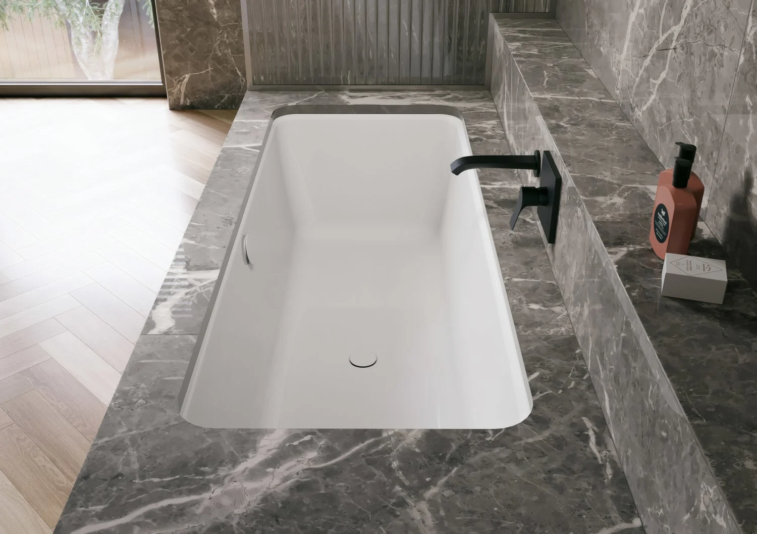 Bette One Badewanne 180 x 80 mit rundem Ablauf Bild 6
