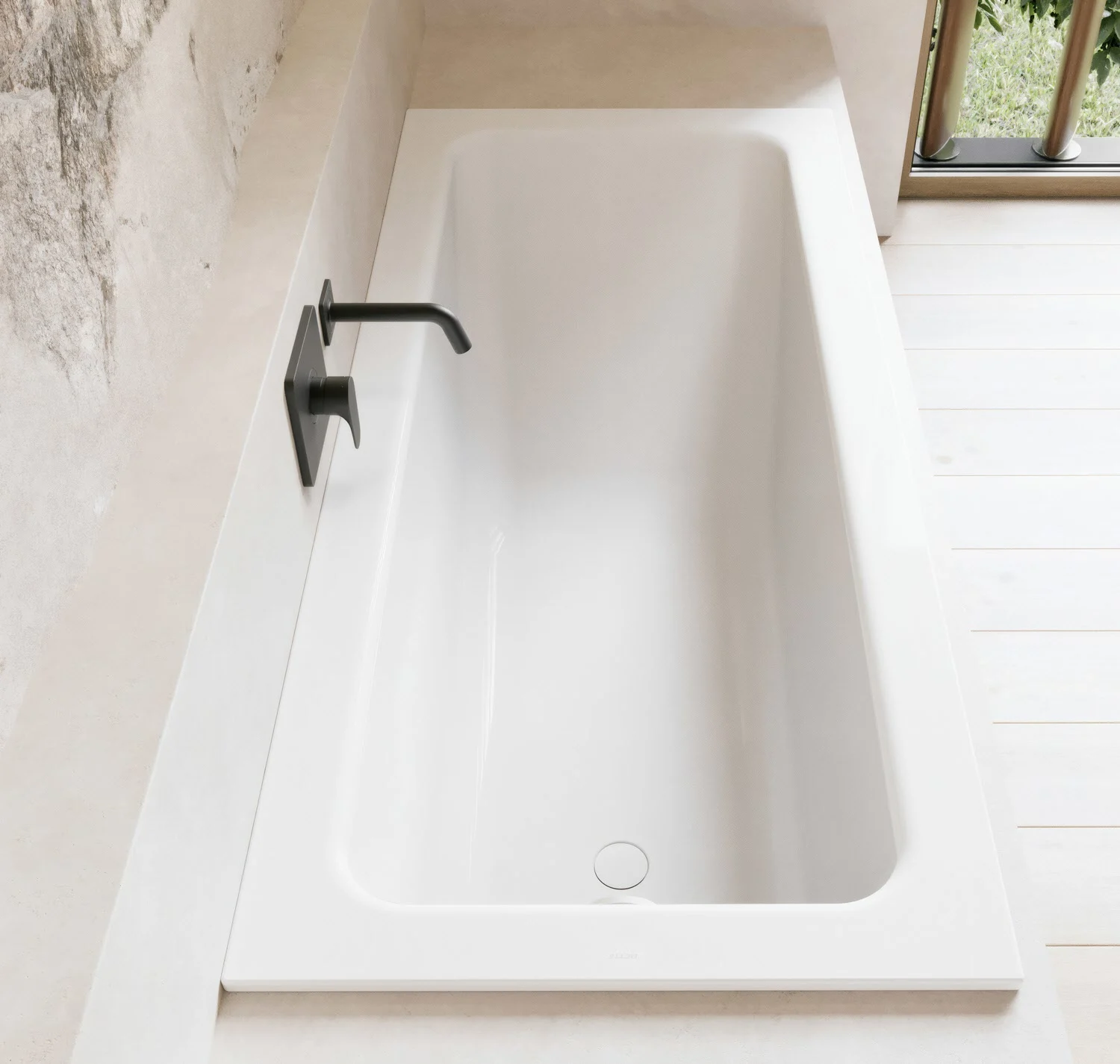 Bette One Relax Badewanne 180 x 80 mit rundem Ablauf Bild 3
