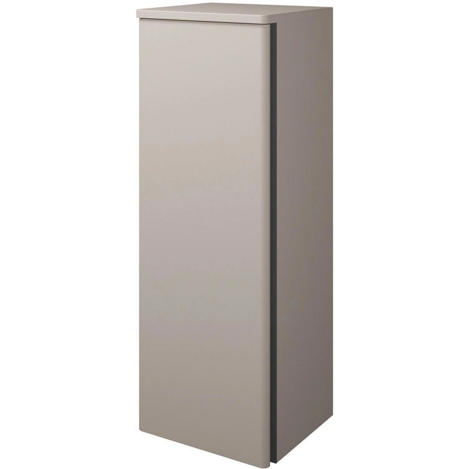 burgbad Badu Halbhoher Schrank 35,2 cm, 1 Tür, Anschlag links