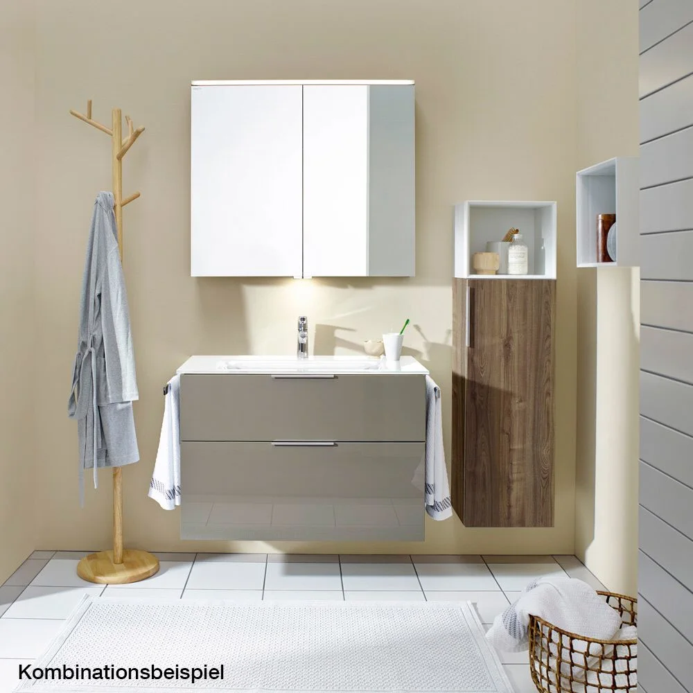 burgbad Eqio Halbhoher Schrank 35 x 32 x 96 cm Rechts, mit Stangengriff P95 Bild 3