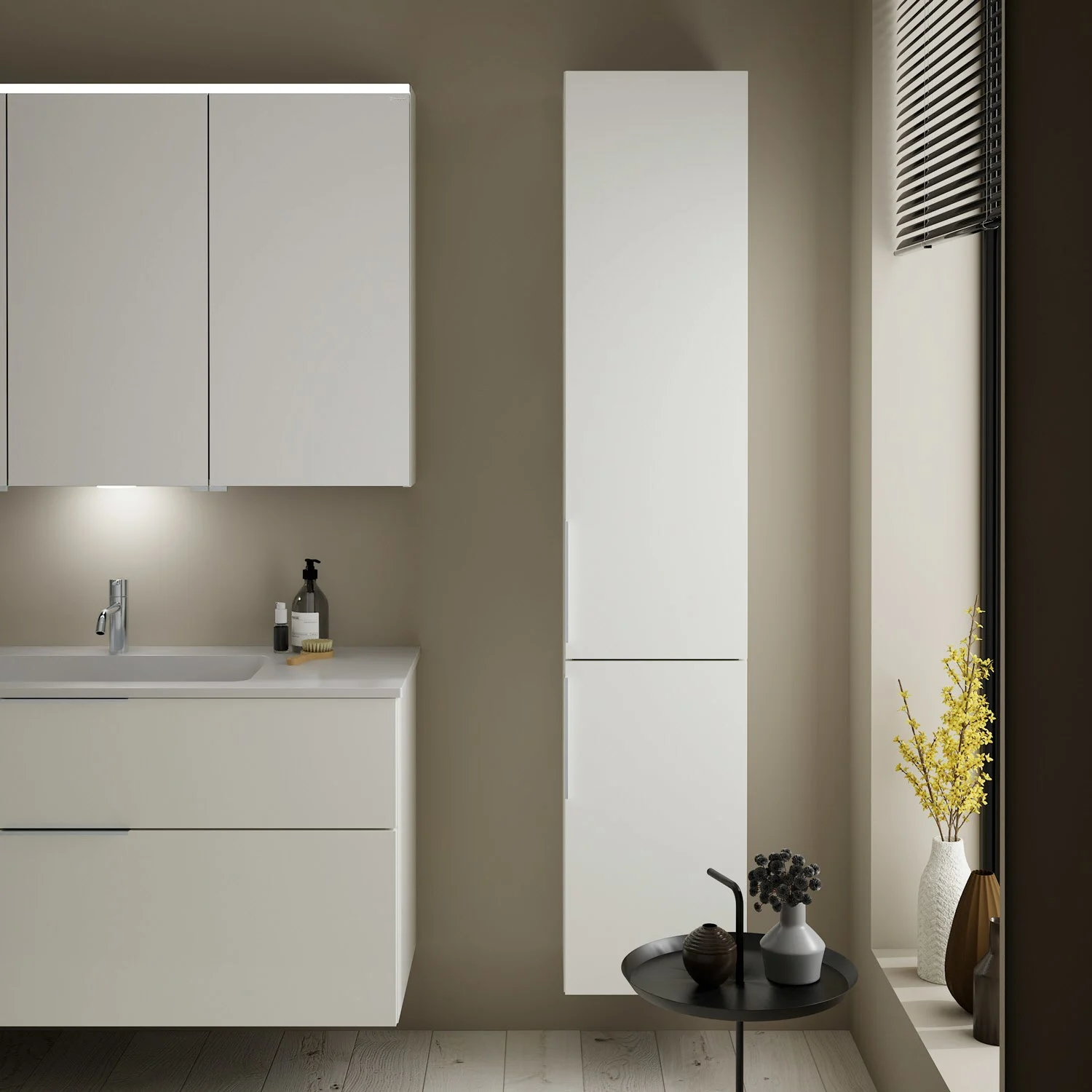 burgbad Eqio Hochschrank 35 x 32 x 176 cm Rechts, mit Griff G0146 Bild 5