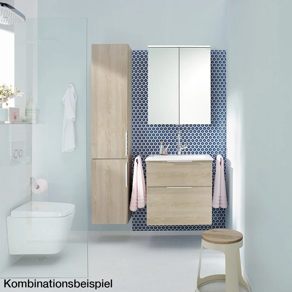 burgbad Eqio Hochschrank 35 x 32 x 176 cm Links, mit Griff G0146 Bild 2