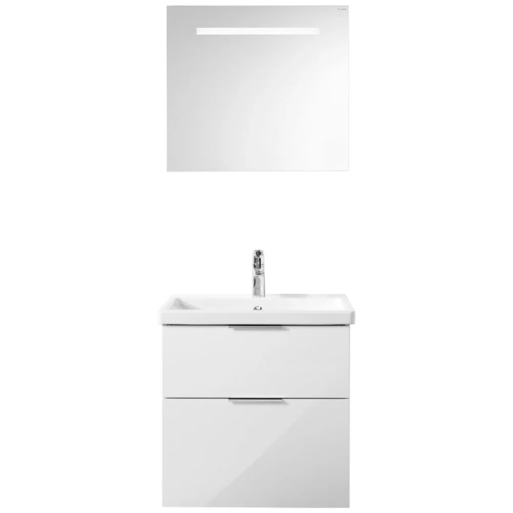 burgbad Eqio Badspiegel mit LED Beleuchtung in Chromoptik – 65 x 60 cm Bild 2