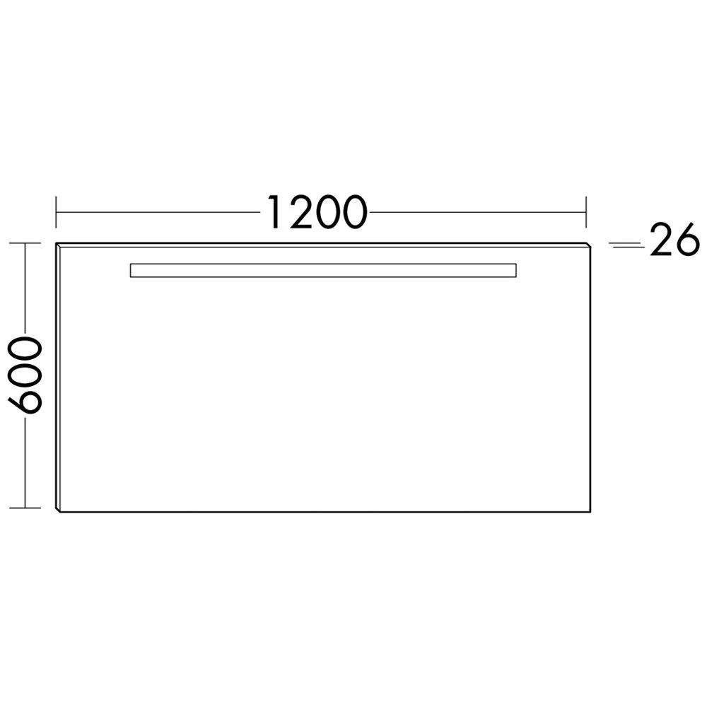 burgbad Eqio Badspiegel mit LED Beleuchtung in Chromoptik – 120 x 60 cm Bild 3
