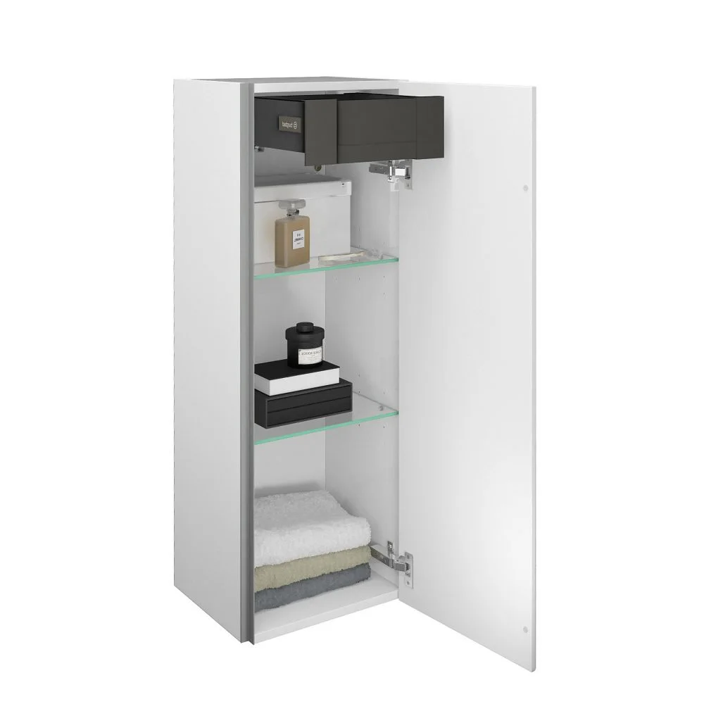 burgbad Iveo Halbhoher Schrank 35 x 32 x 96 cm Rechts Bild 2