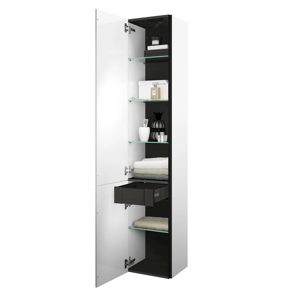 burgbad Junit Hochschrank 35 x 32 x 176 cm Links Bild 2
