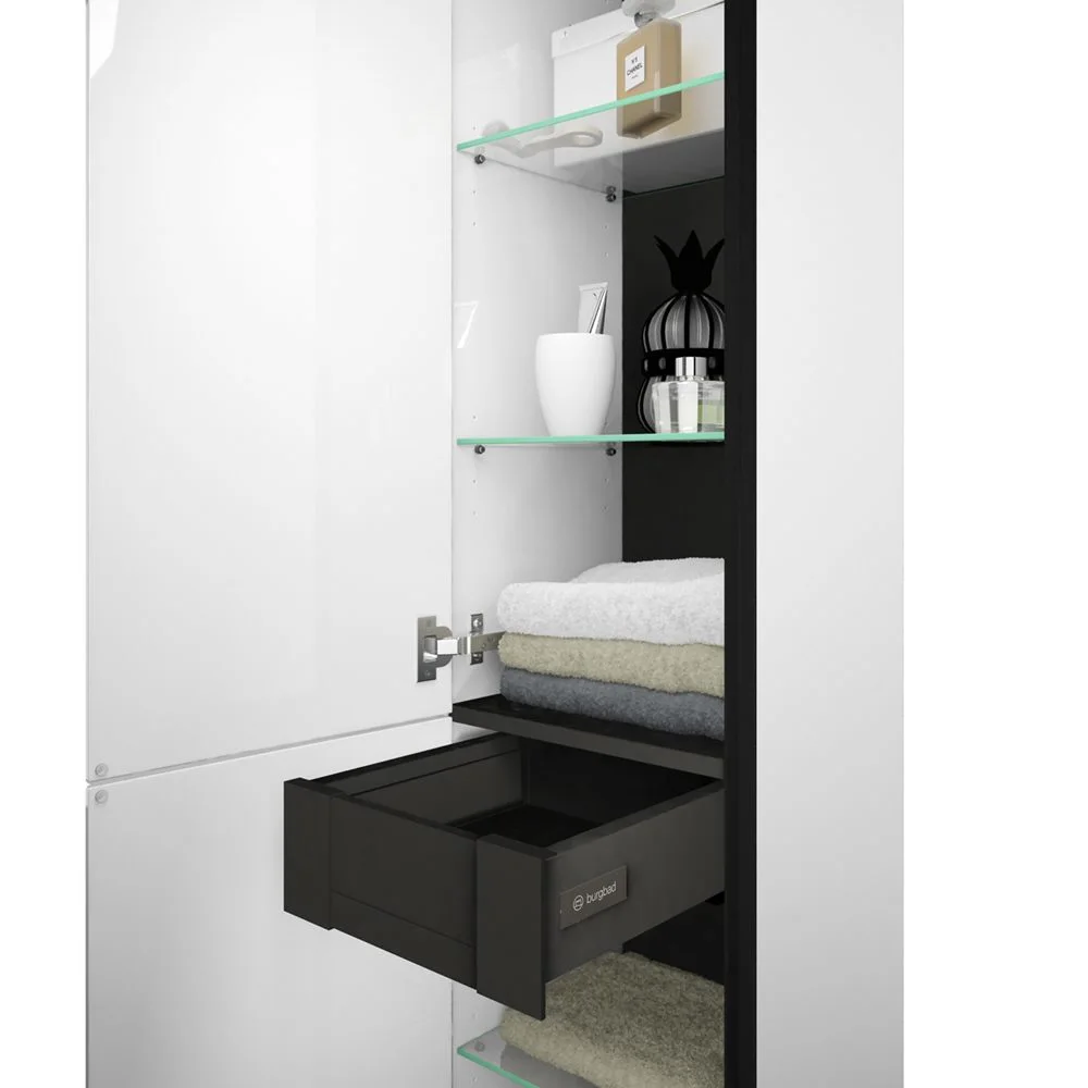 burgbad Junit Hochschrank 35 x 32 x 176 cm Links Bild 3