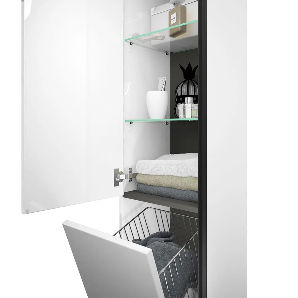 burgbad Junit Hochschrank 35 x 32 x 176 cm Links Bild 3