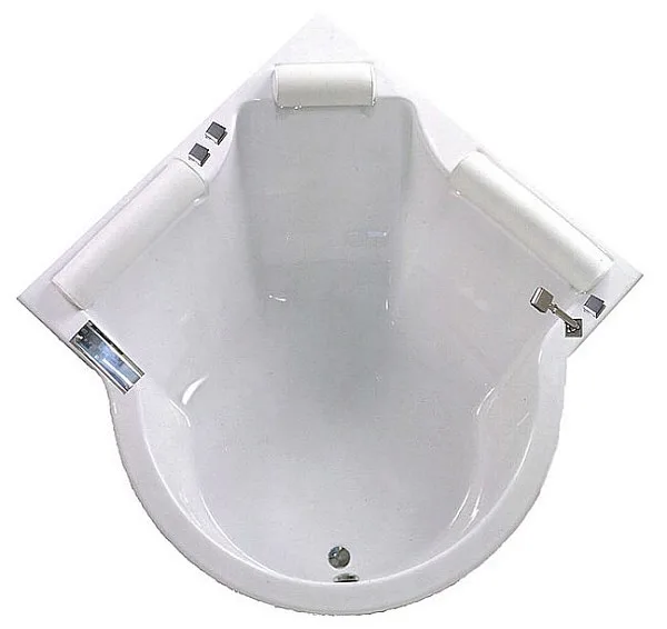 Caribia Santorin Queen Eck-Badewanne 138 x 200 cm