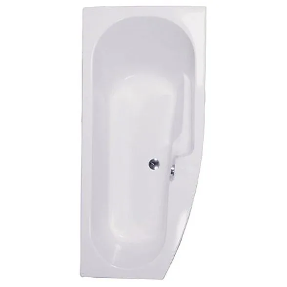 Caribia Carina Raumspar-Badewanne 165 x 75 rechts