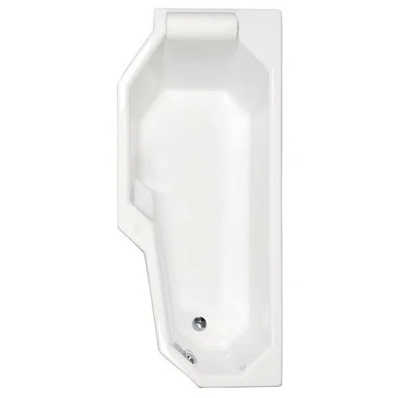 Caribia La Petite Raumspar-Badewanne 170 x 75 cm links