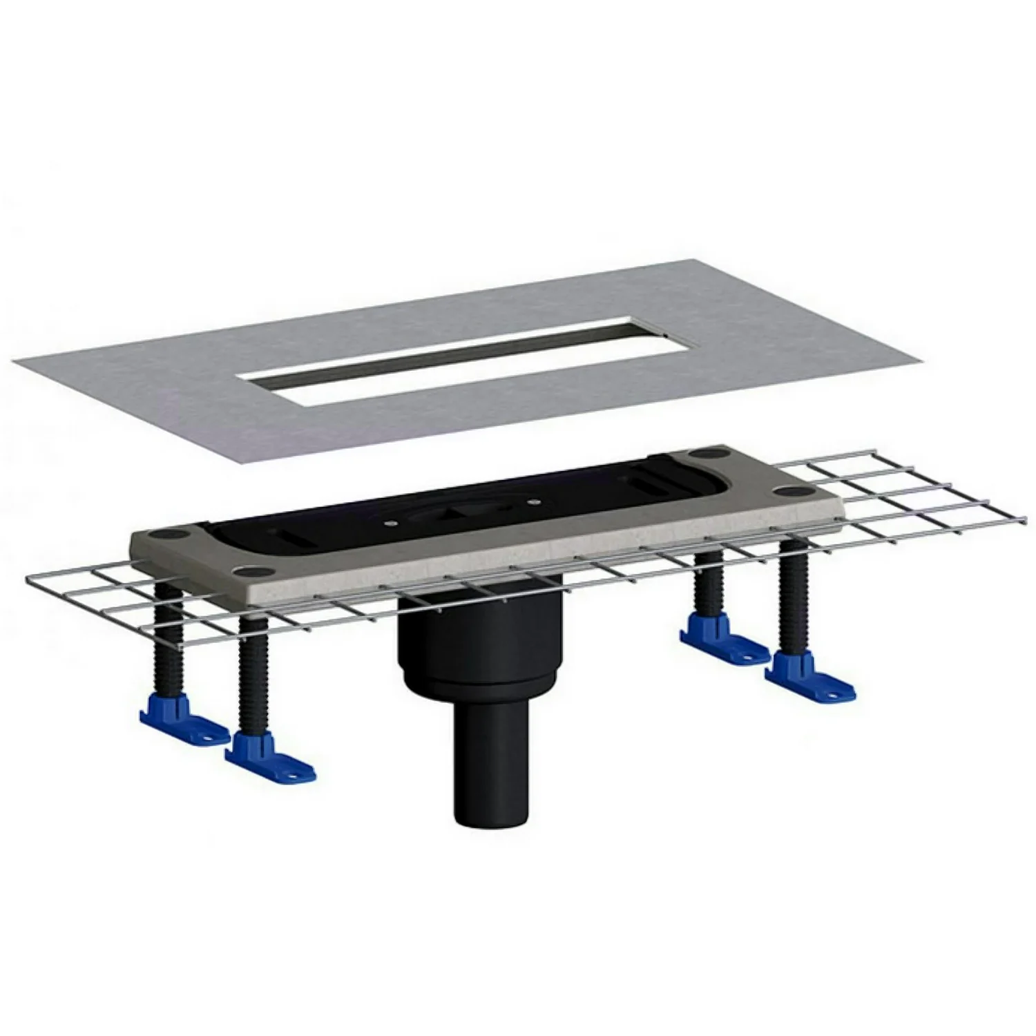 Dallmer DallFlex Ablaufgehäuse senkrecht, DN 50