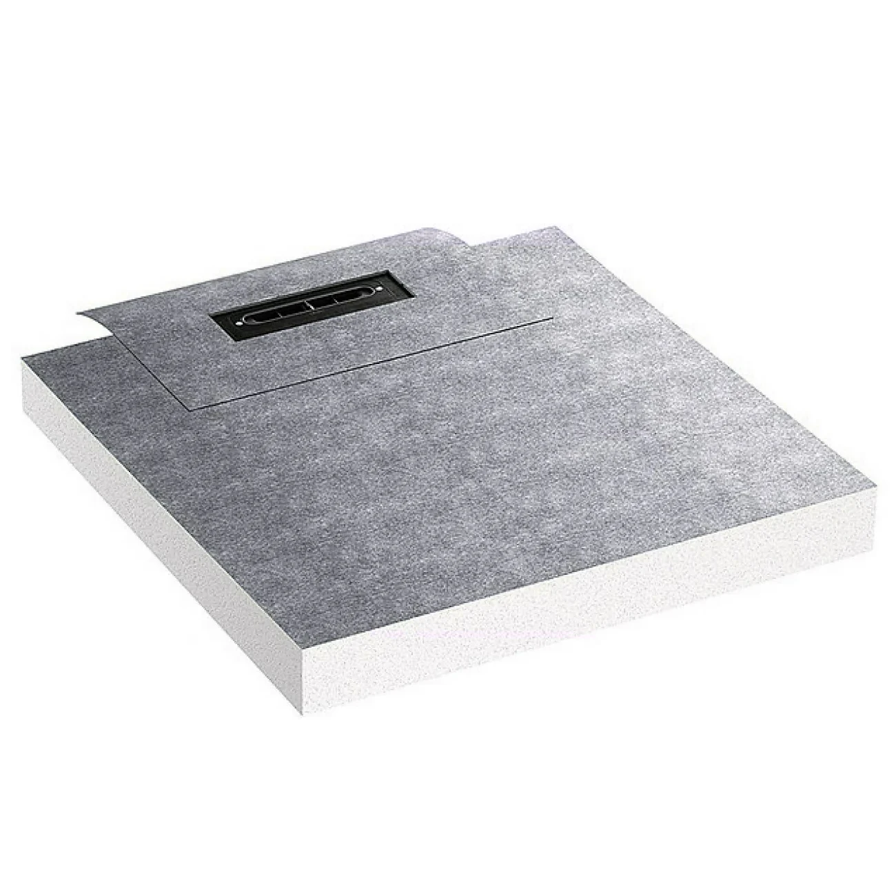 Dallmer DallFlex Wall Plan Duschelement 90 x 120 cm DN 40