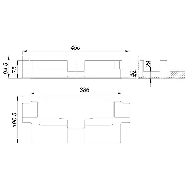 Dallmer DallFlex/CeraFlex Schallschutzelement Bild 2
