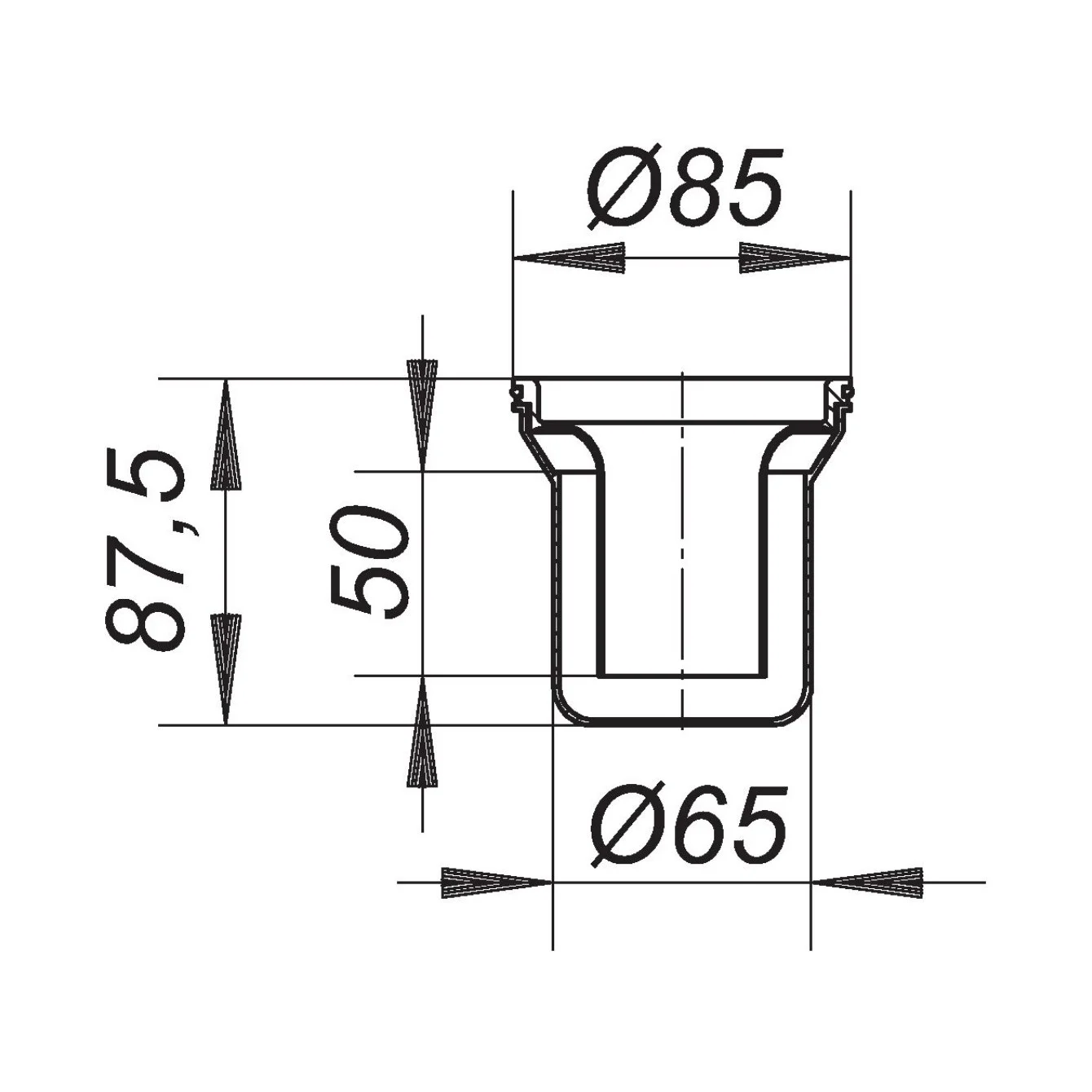 Dallmer Geruchsverschluss ORIO BJ 2004 - Mai 2010 Bild 4