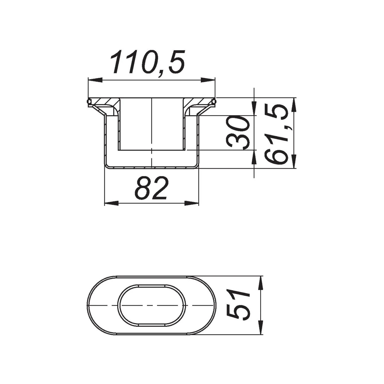 Dallmer Geruchsverschluss CeraLine PLAN Bild 2