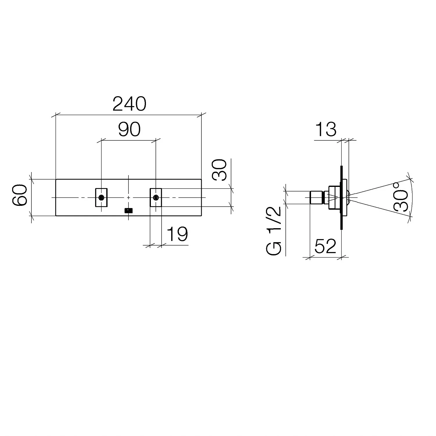 Dornbracht CL.1 Water FAN vertical UP-Seitenbrause Bild 2