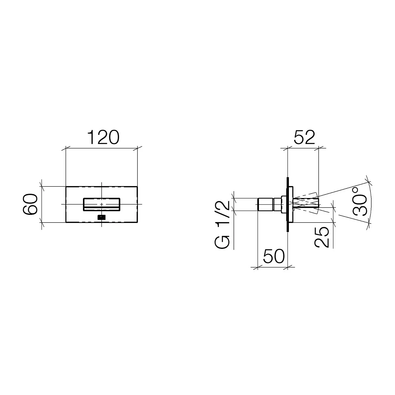 Dornbracht CL.1 Water Curve UP-Seitenbrause Bild 2