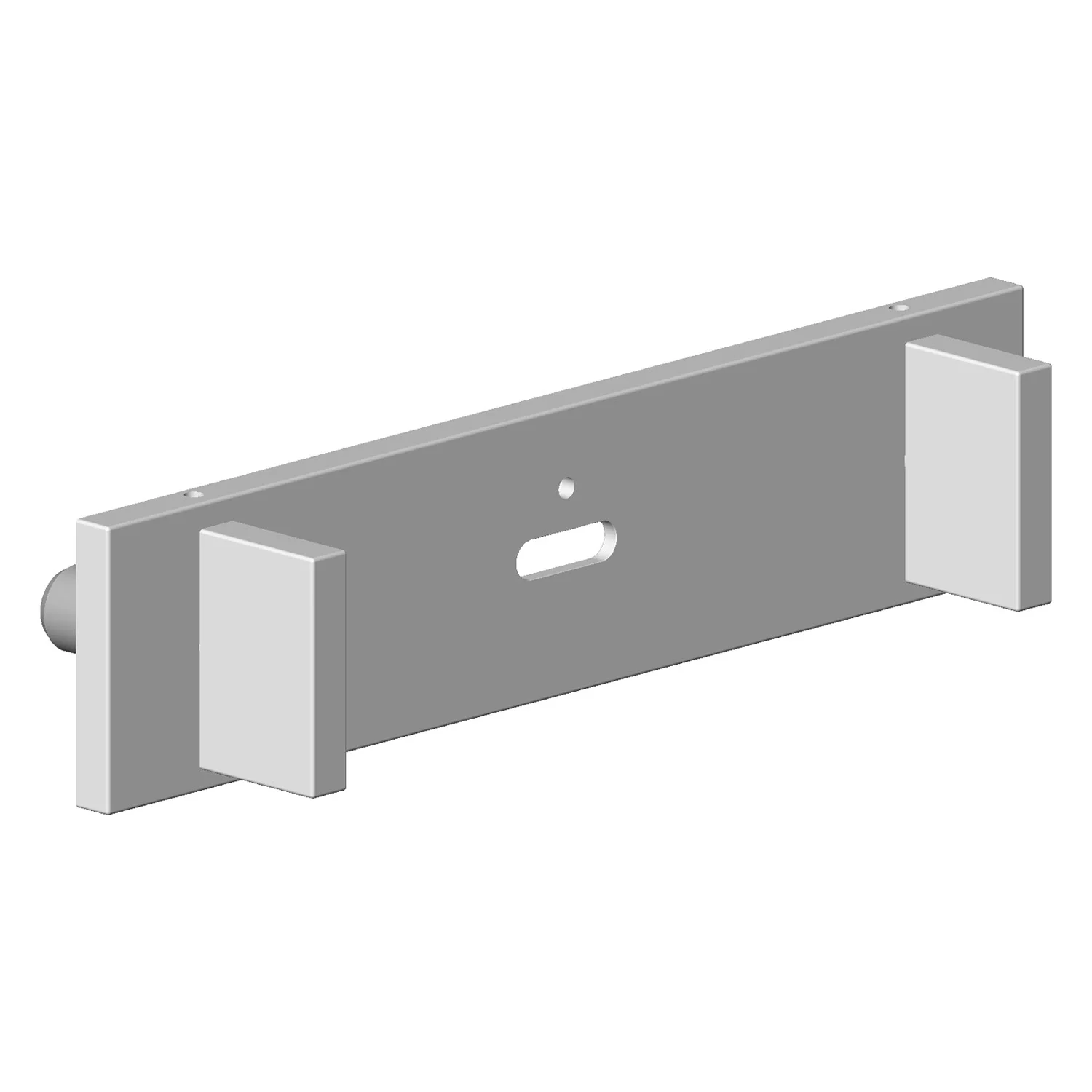 Szara płyta osłonowa w widoku z boku, Dornbracht