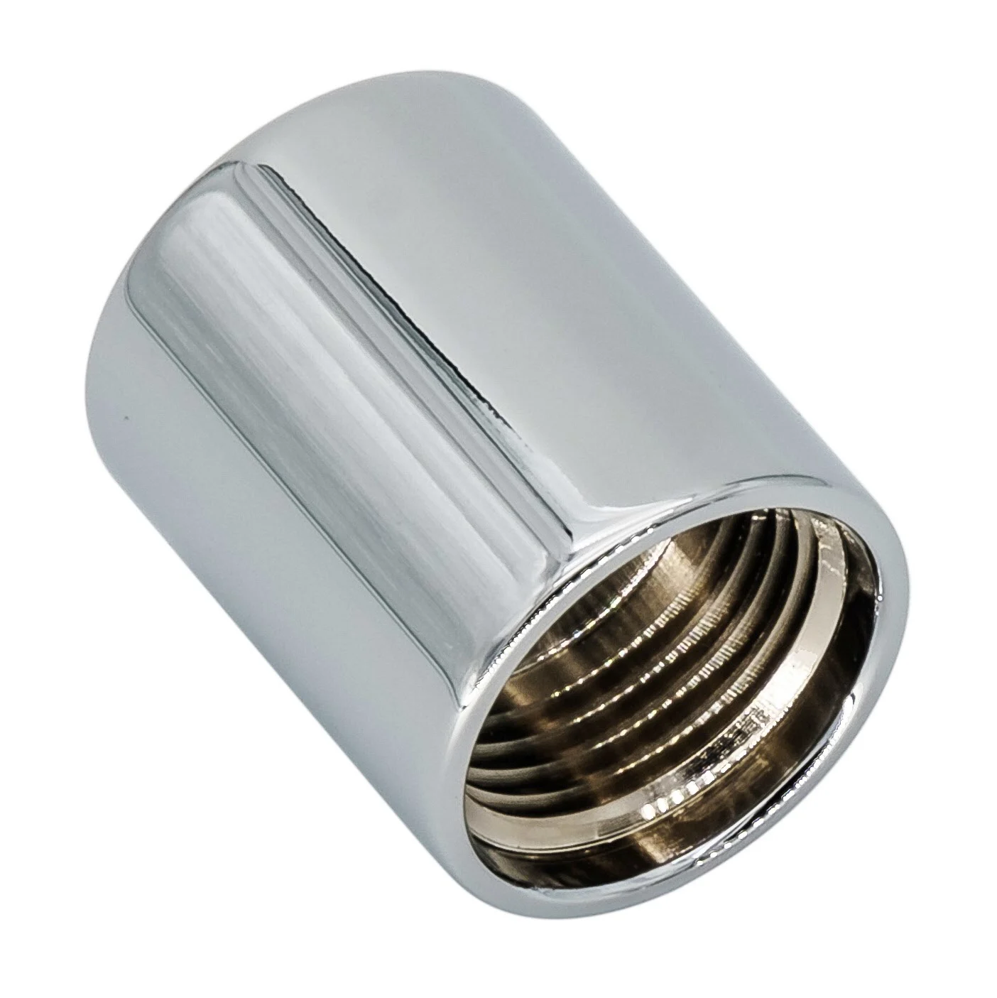 Adapter chromowany w widoku z boku, Dornbracht