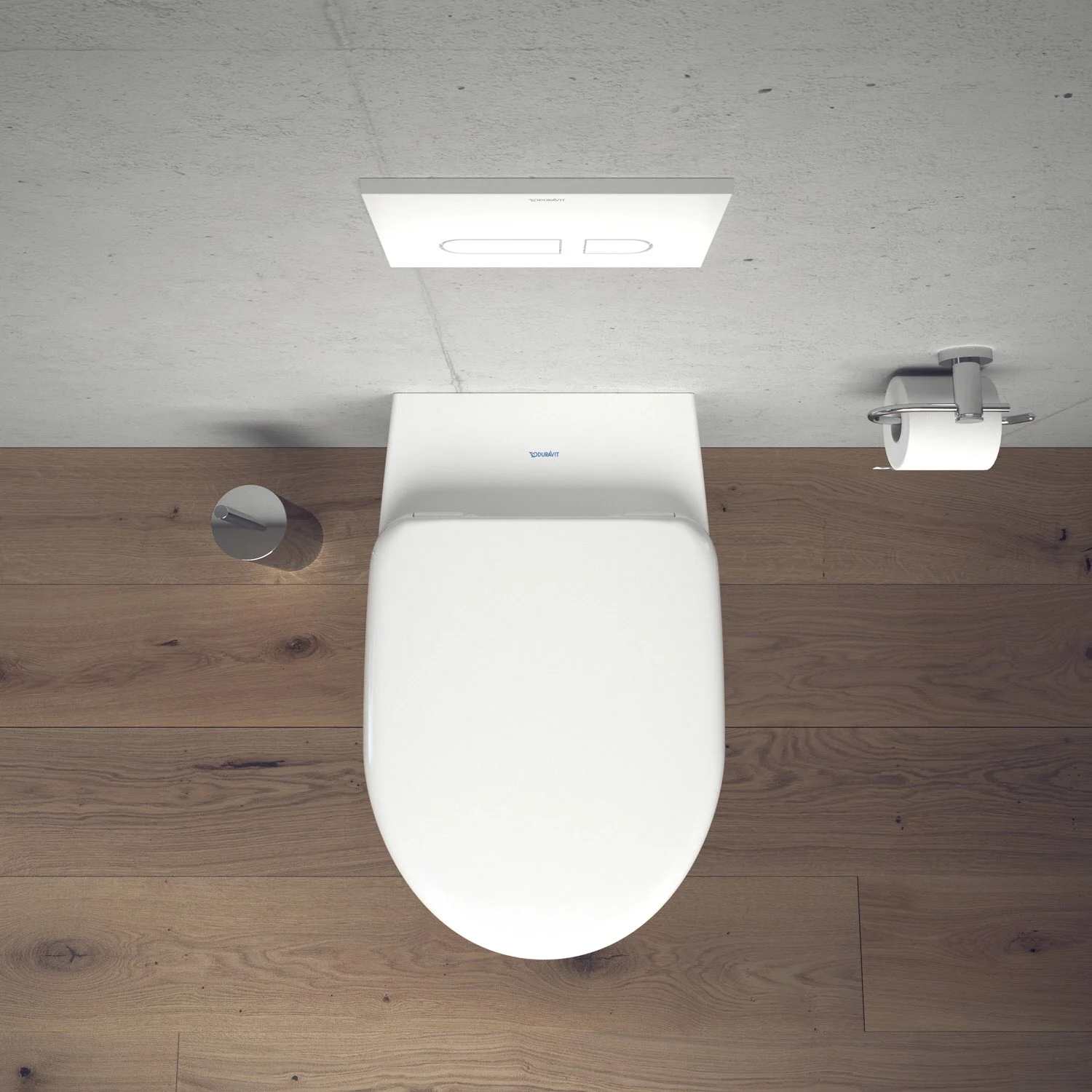 Toaleta wisząca z zamkniętą pokrywą z góry, Duravit