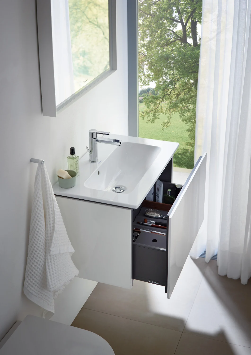 Duravit B.2 Einhebel-Waschtischmischer M mit Zugstangen-Ablaufgarnitur Bild 8