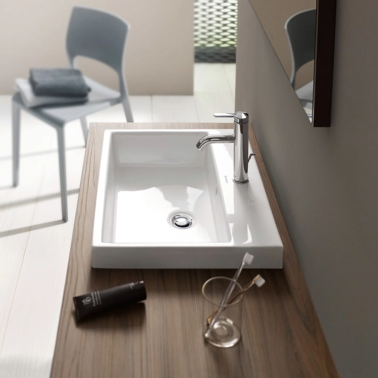 Duravit C.1 Einhebel-Waschtischmischer M mit Zugstangen-Ablaufgarnitur Bild 11