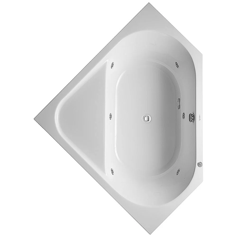 Sześciokątna wanna widok z góry, Duravit