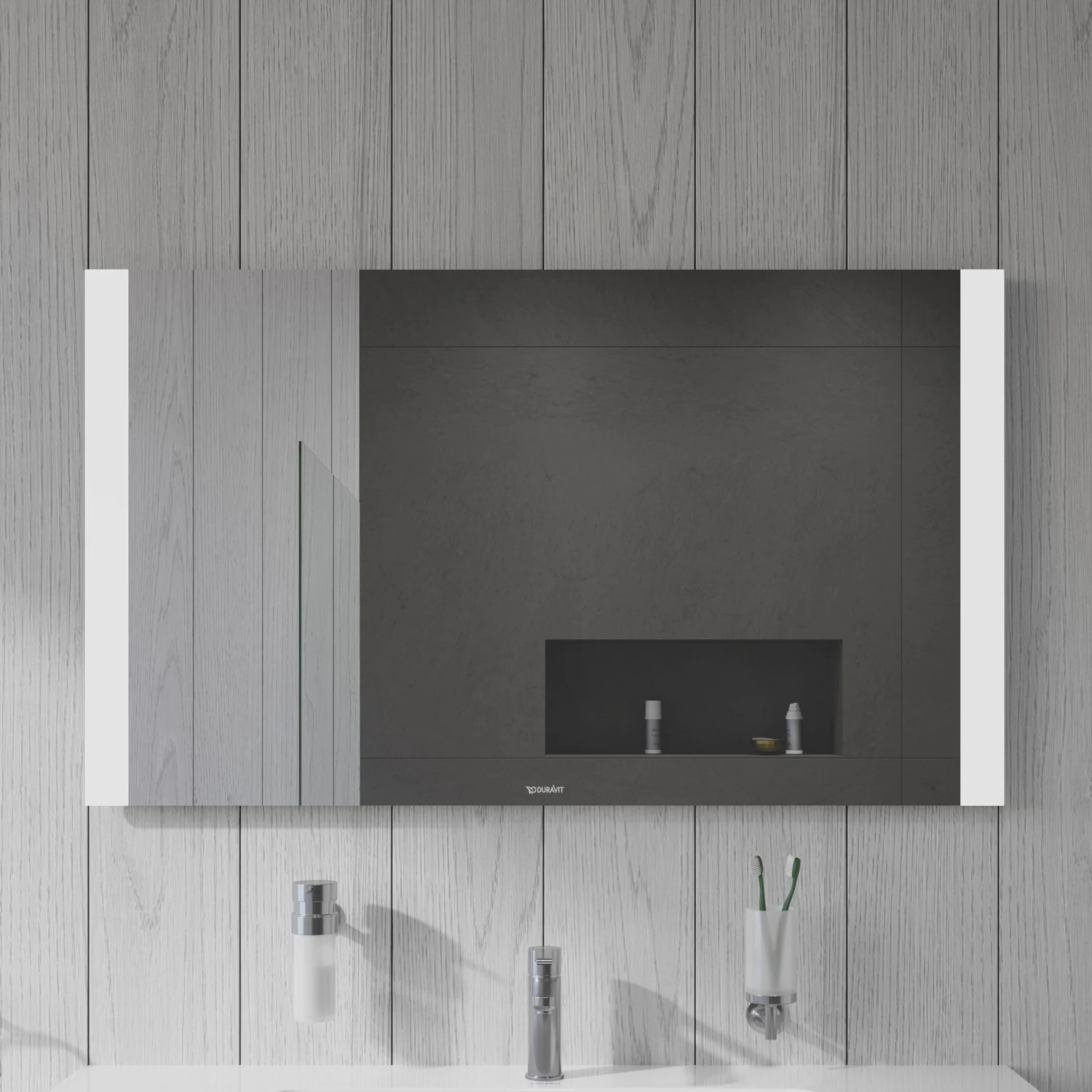 Lustro z oświetleniem w łazience, Duravit