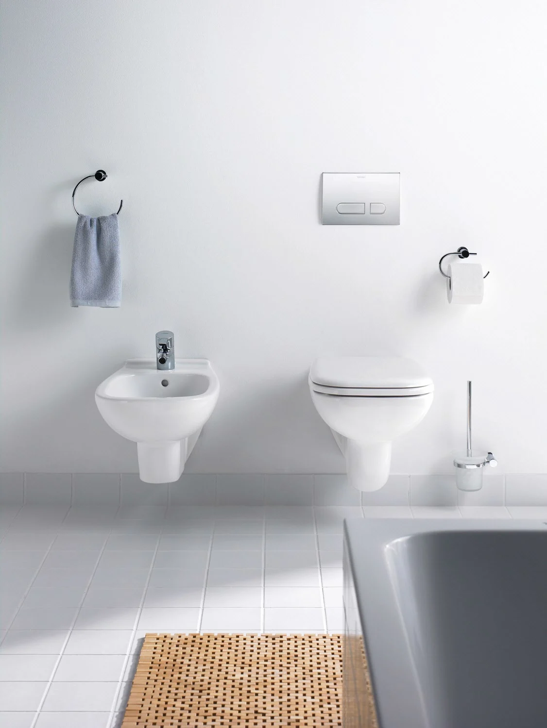 Duravit D-Code Bürstengarnitur wandhängend Bild 4