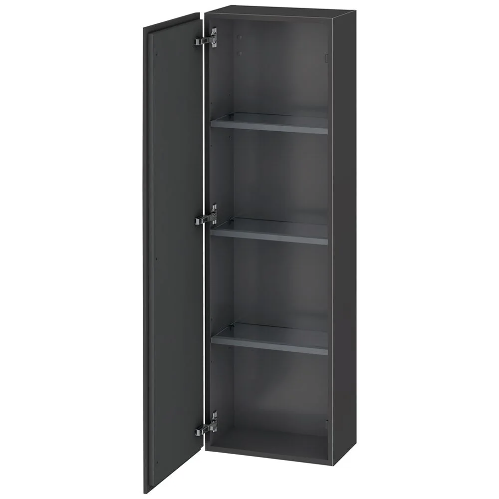 Duravit L-Cube Halbhochschrank 40 x 24,3 x 132 cm, Anschlag links